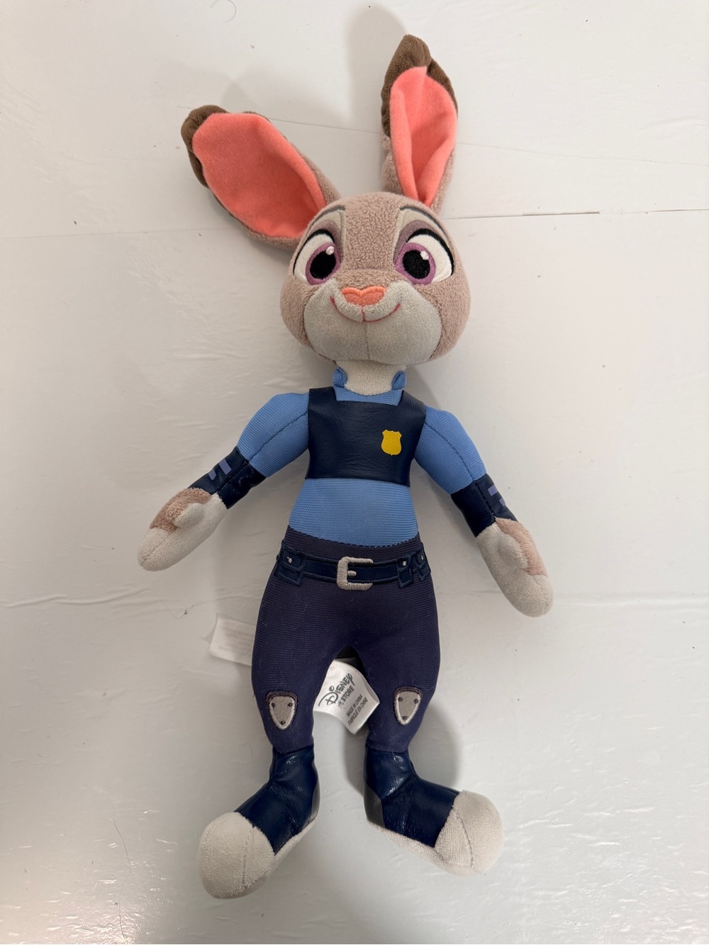 Disney Store Zootopia Judy Hopps 14" Plush ZPD Officer Uniform Authentic